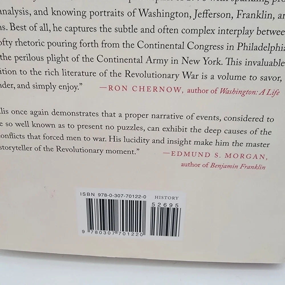 Joseph J. Ellis Revolutionary‎ Summer Hardcover 2013 American History Good